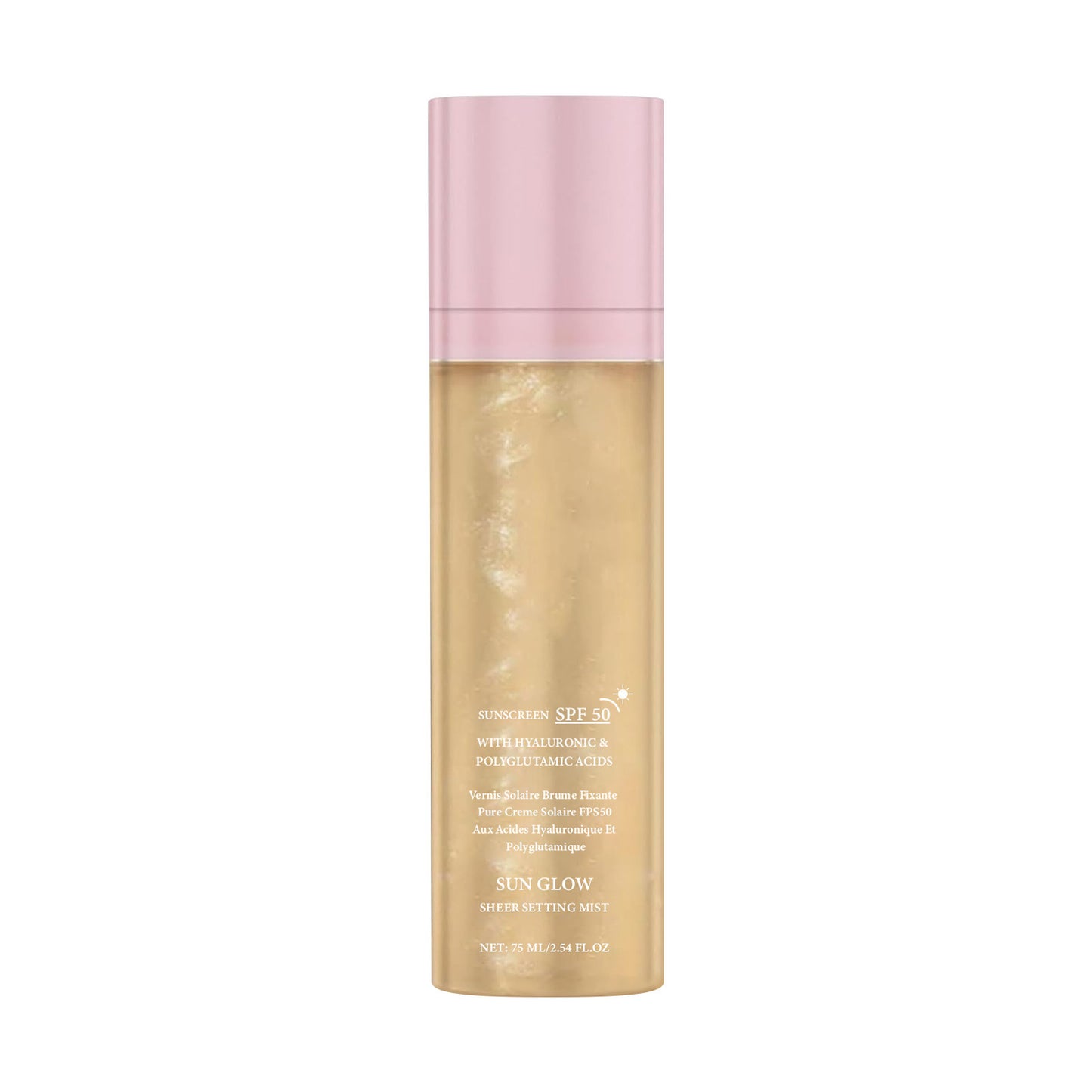 Setting spray sunscreen