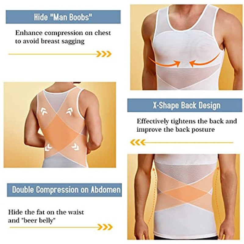 Men's Mesh Tummy Control Shapewear