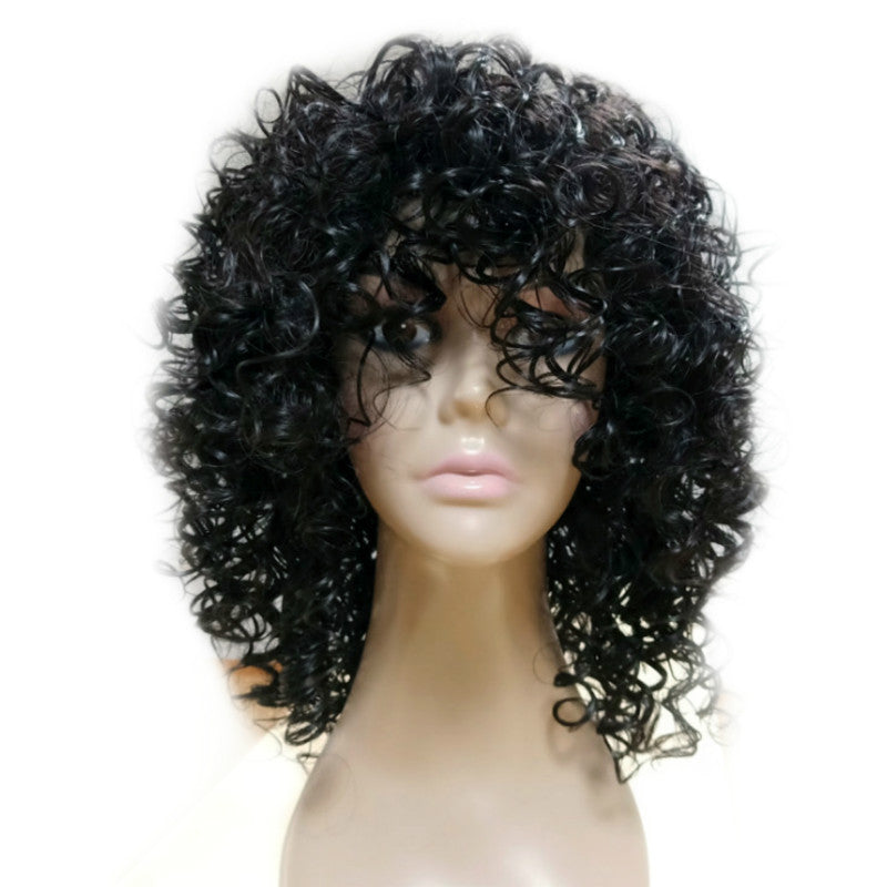 Short Curly Synthetic Wig for Women