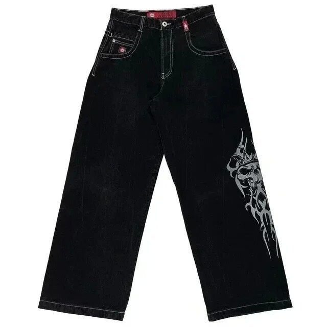 Men's Retro Wide Leg Jeans