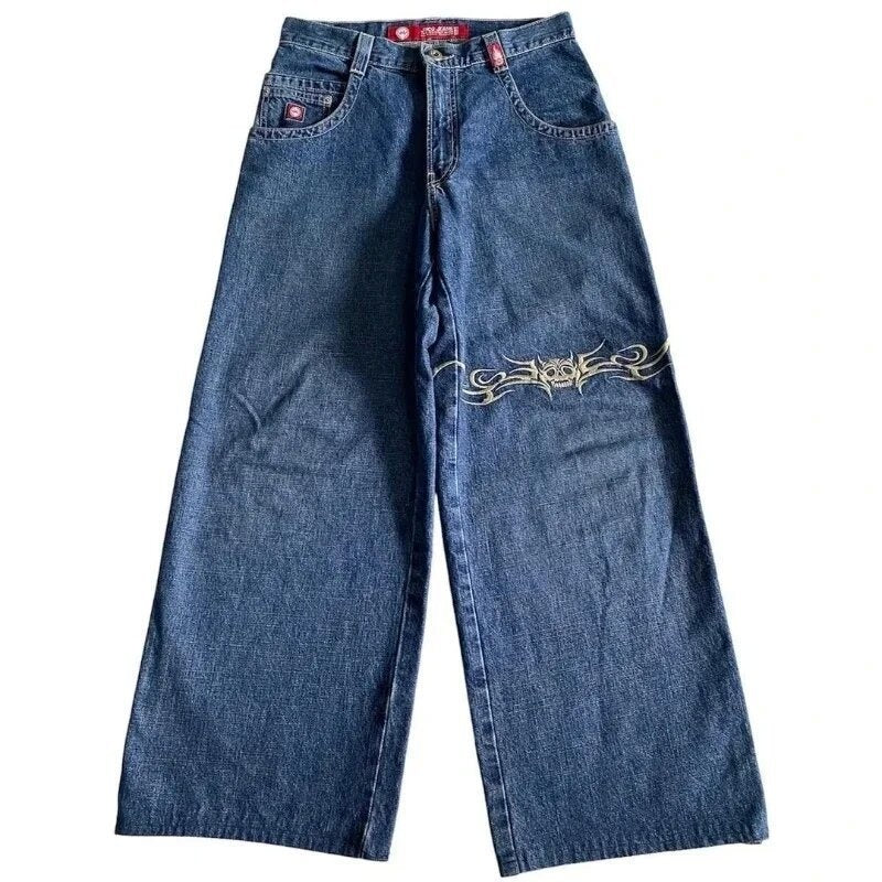 Men's Retro Wide Leg Jeans
