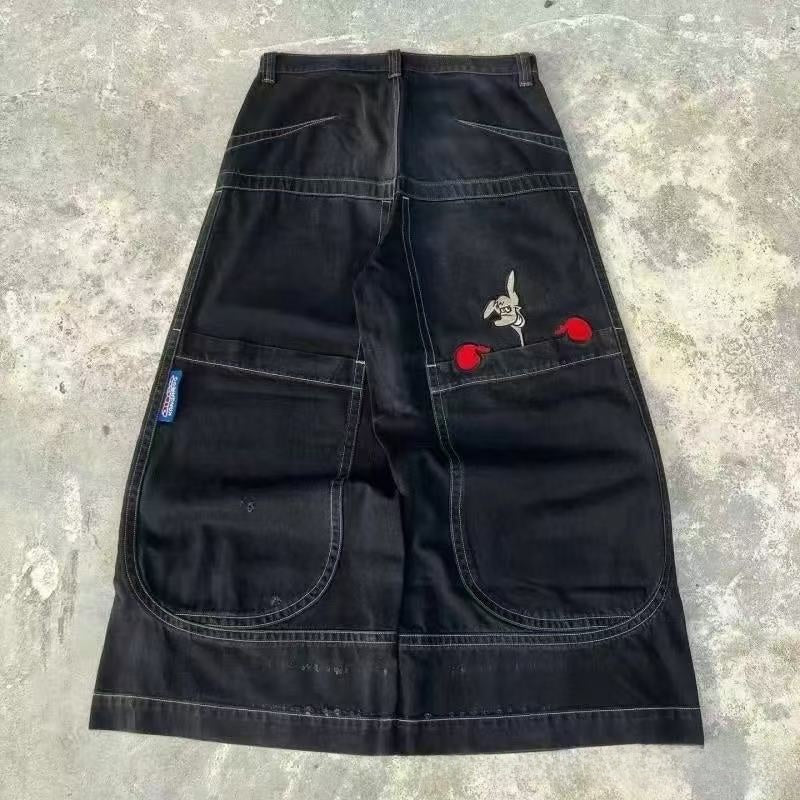 Men's Retro Wide Leg Jeans