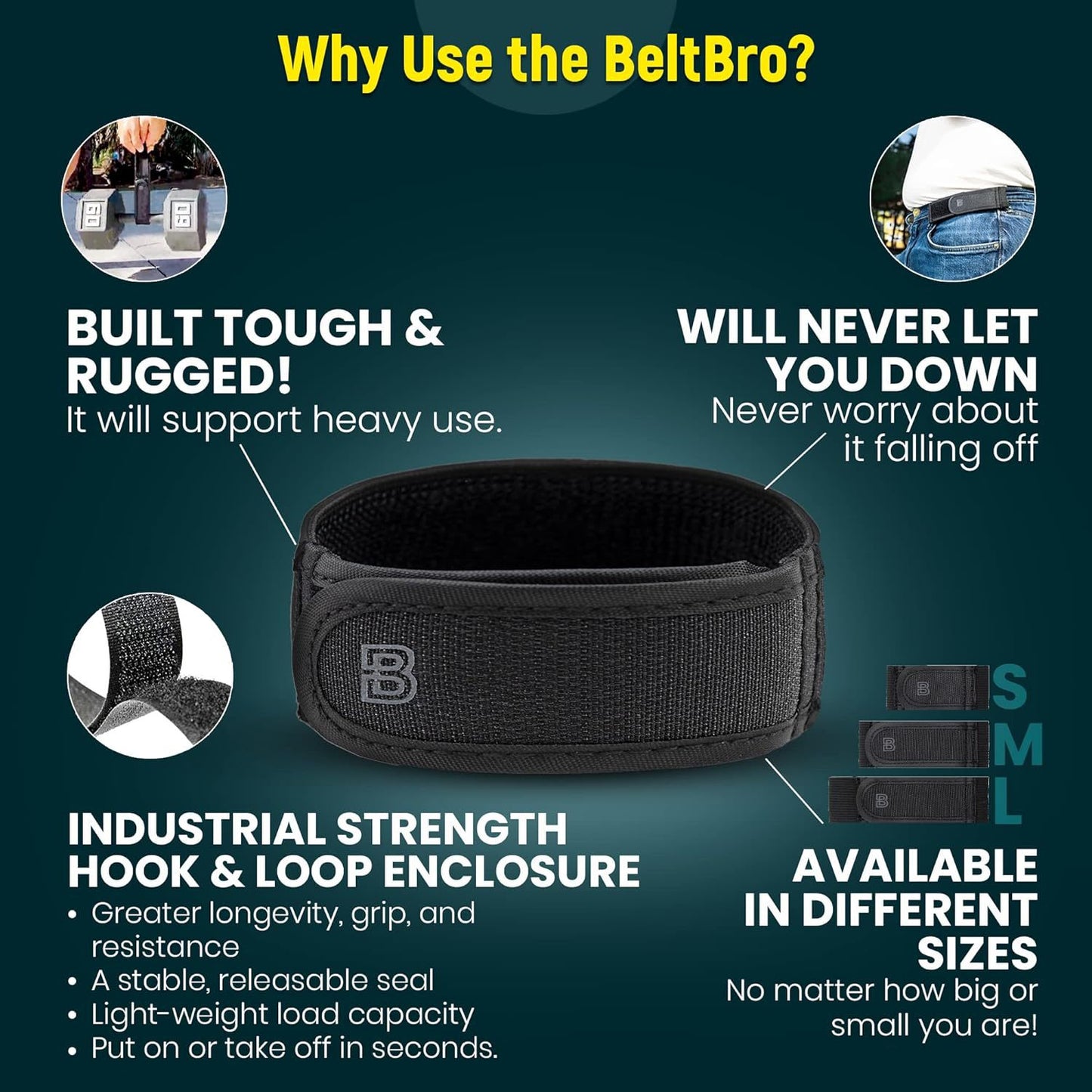 Velcro belt is a convenient belt