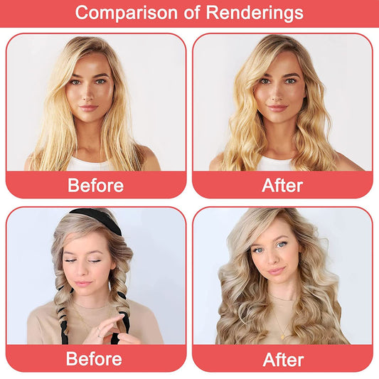 No Heat Hair Curling Rod Set