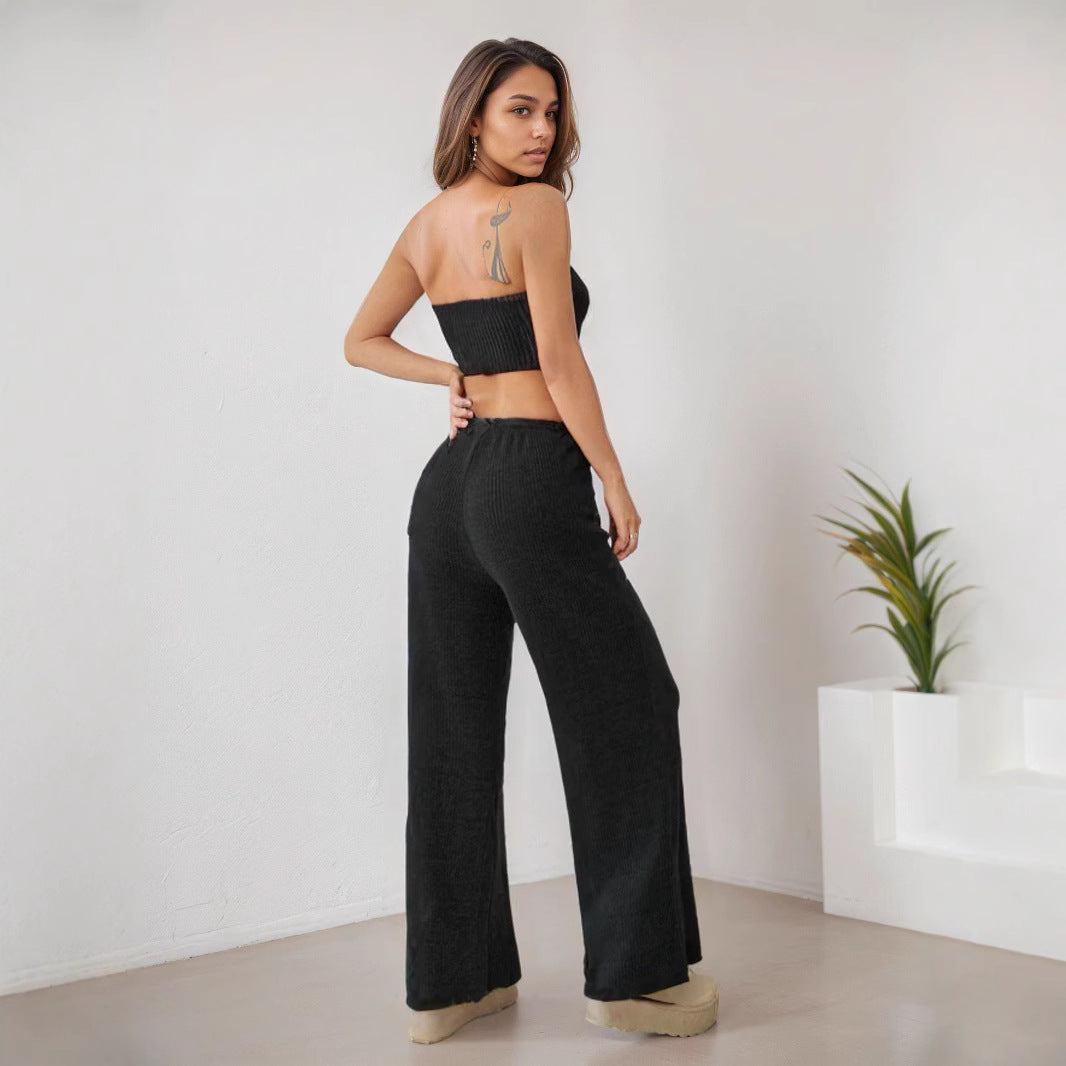 Elegant Sleeveless Two-Piece Set