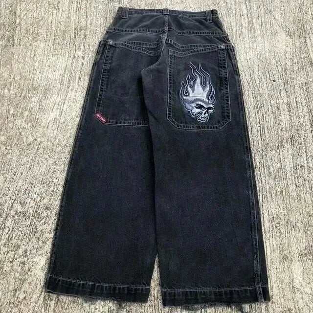 Men's Retro Wide Leg Jeans