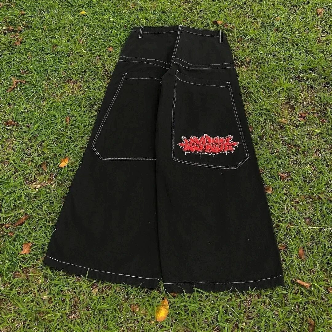 Men's Retro Wide Leg Jeans