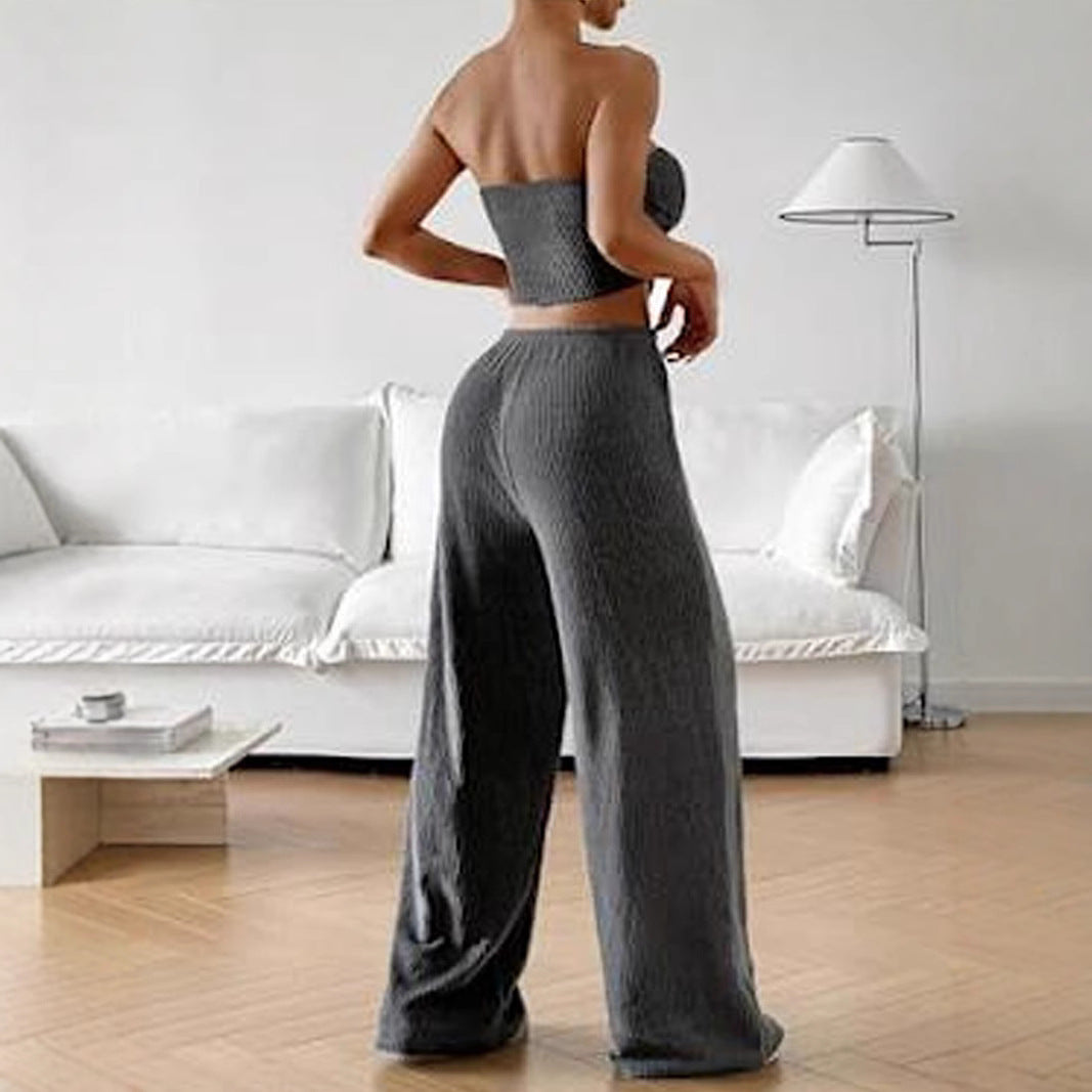 Elegant Sleeveless Two-Piece Set