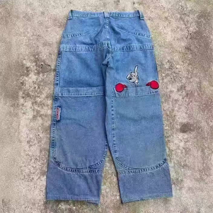 Men's Retro Wide Leg Jeans