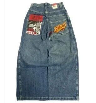 Men's Retro Wide Leg Jeans
