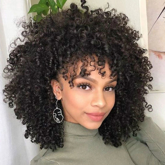 Short Curly Synthetic Wig for Women