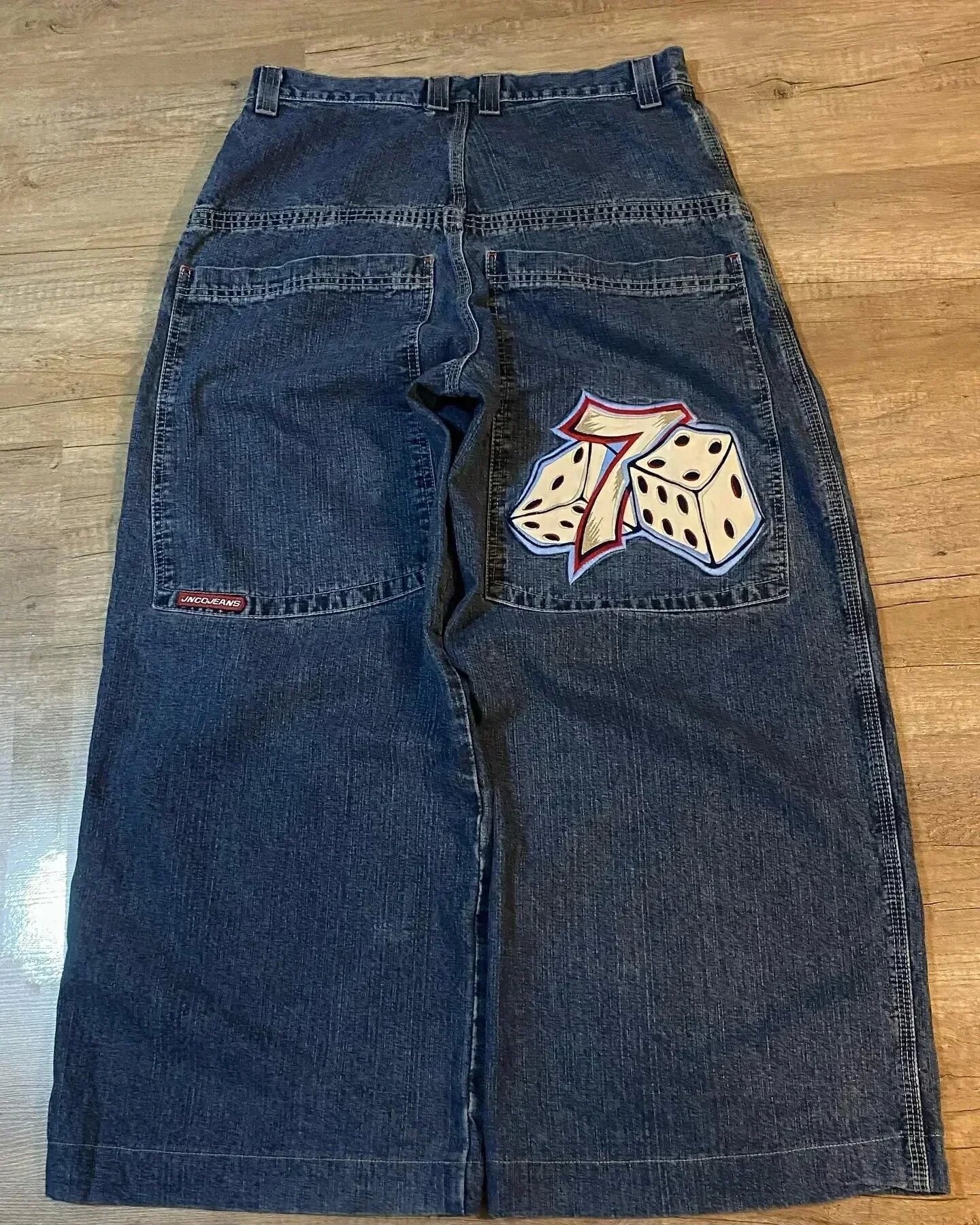 Men's Retro Wide Leg Jeans