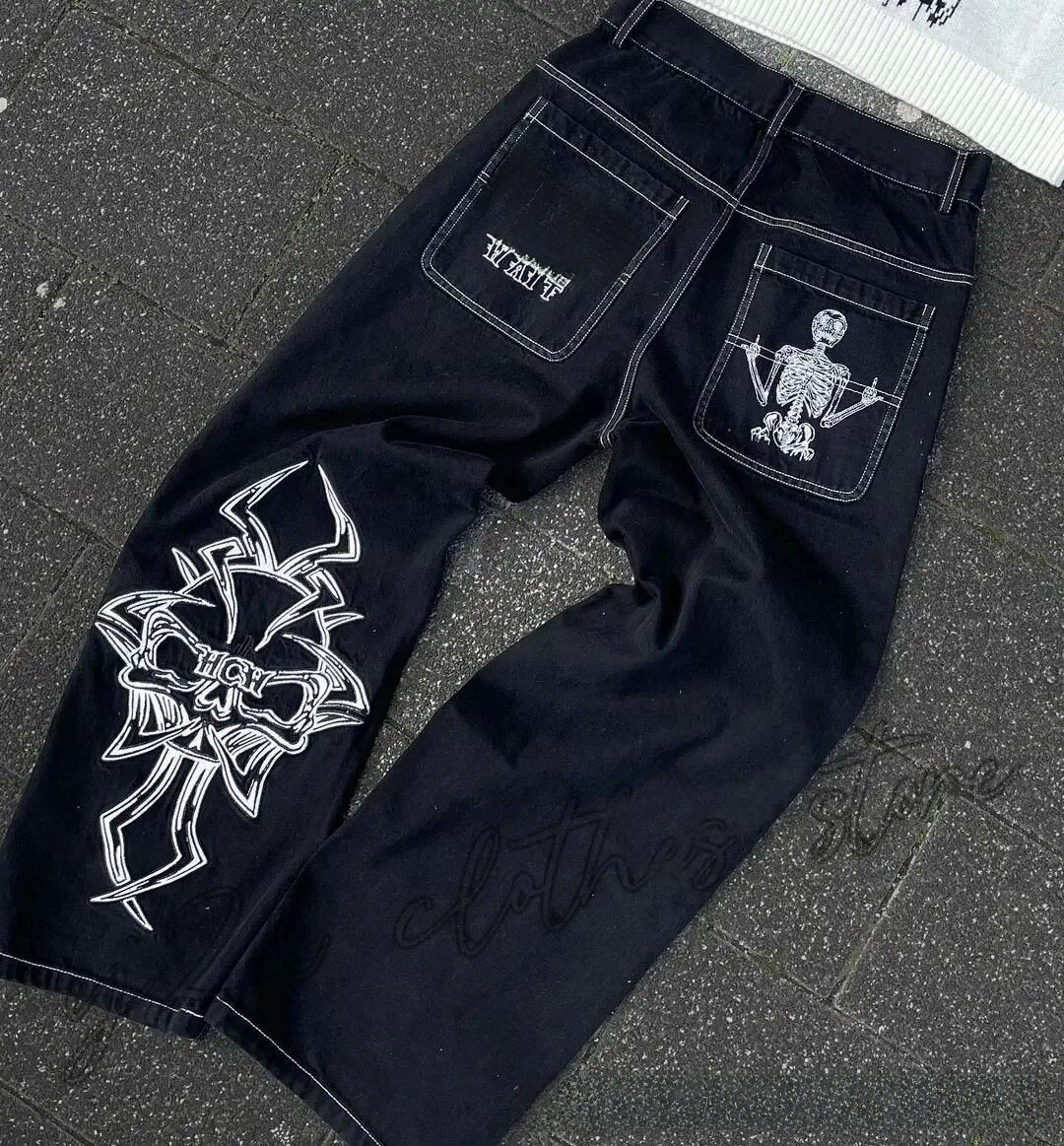 Men's Retro Wide Leg Jeans