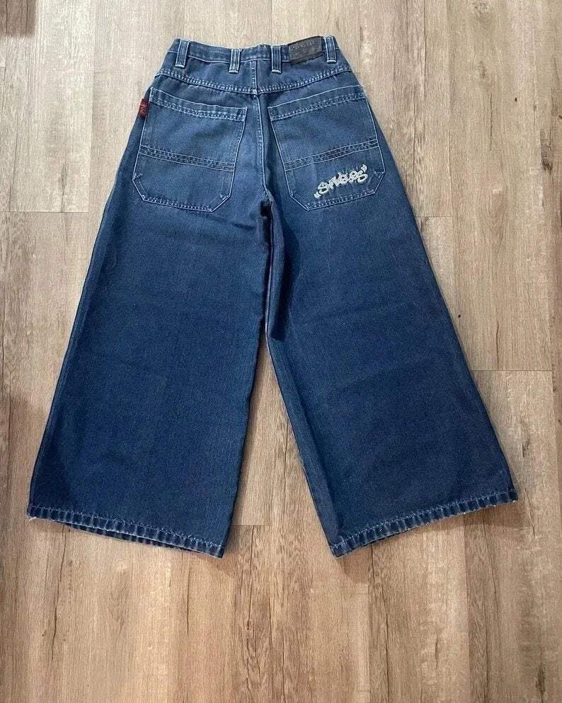 Men's Retro Wide Leg Jeans