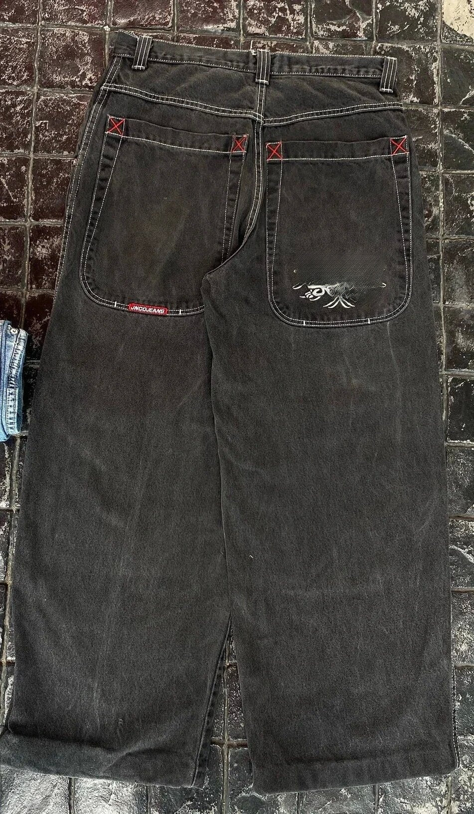 Men's Retro Wide Leg Jeans