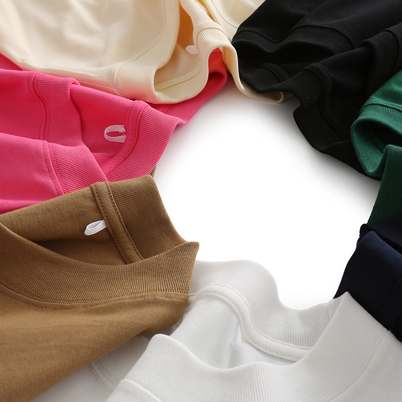 Pure Cotton Round Neck Short Sleeve T-Shirt