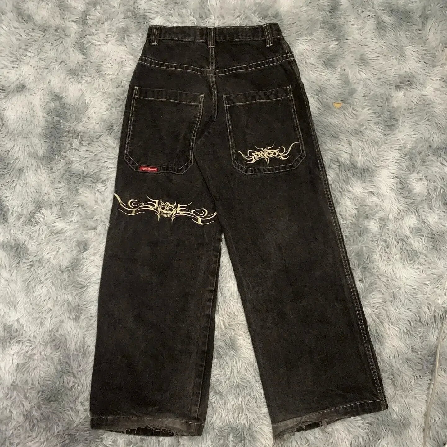Men's Retro Wide Leg Jeans