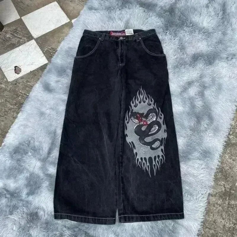 Men's Retro Wide Leg Jeans