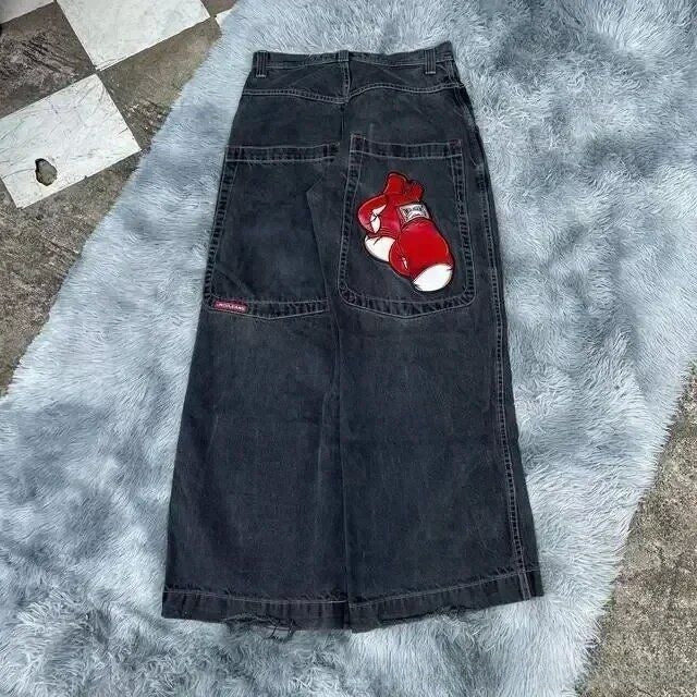 Men's Retro Wide Leg Jeans