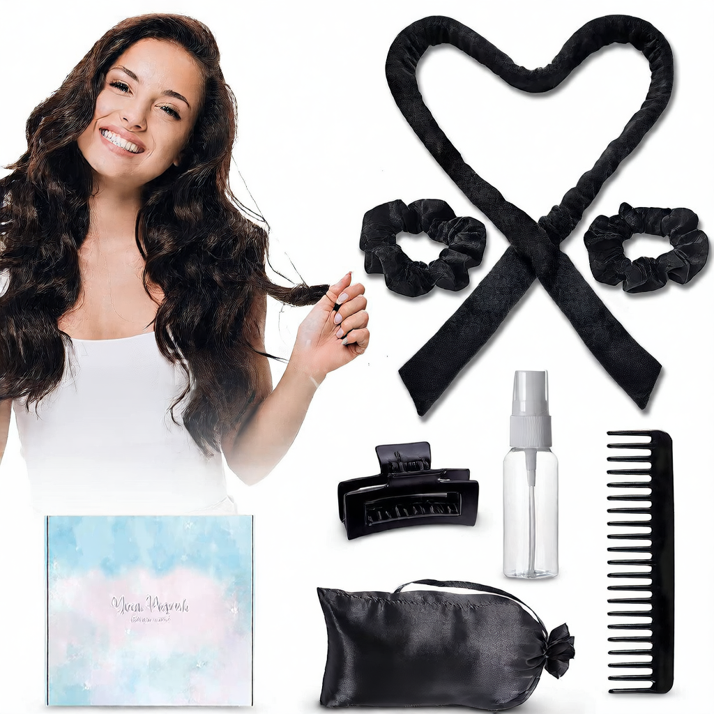No Heat Hair Curling Rod Set