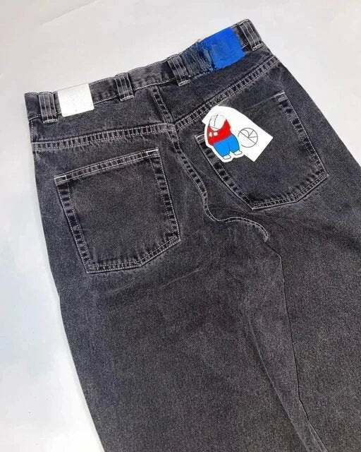 Men's Retro Wide Leg Jeans