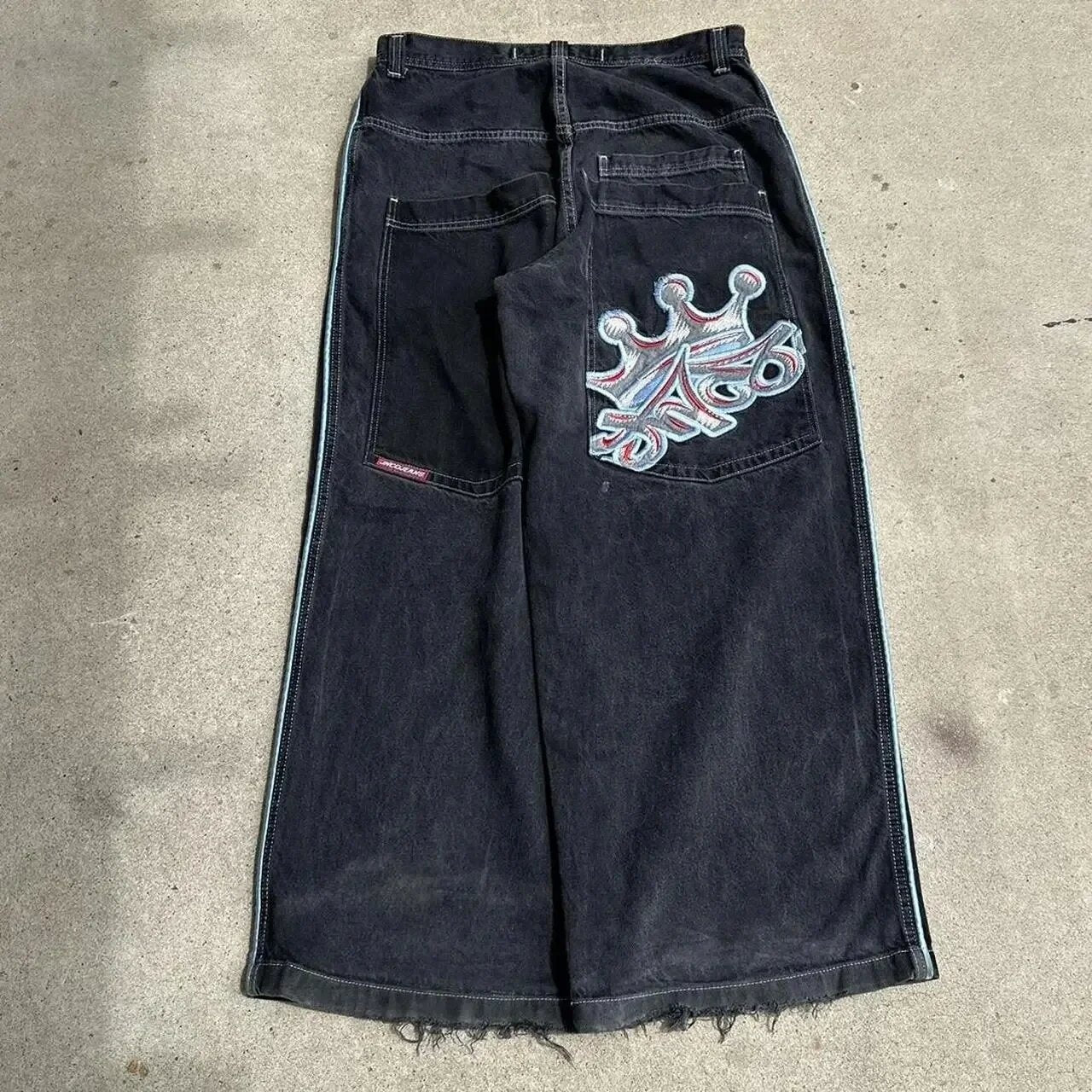 Men's Retro Wide Leg Jeans