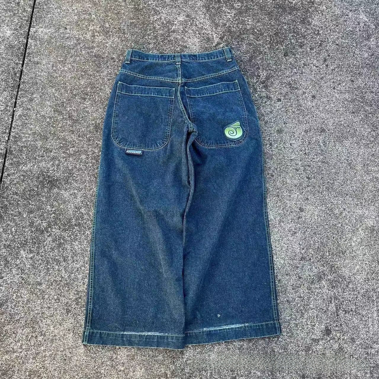 Men's Retro Wide Leg Jeans