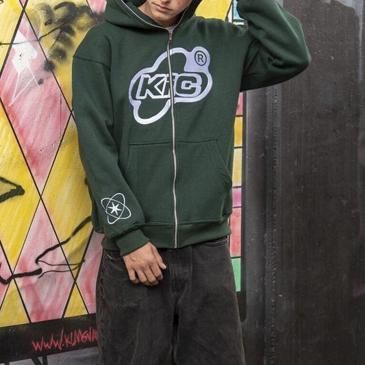 Full Zipper Fashion Trendy Jacket