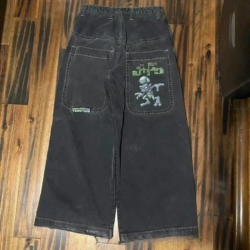 Men's Retro Wide Leg Jeans