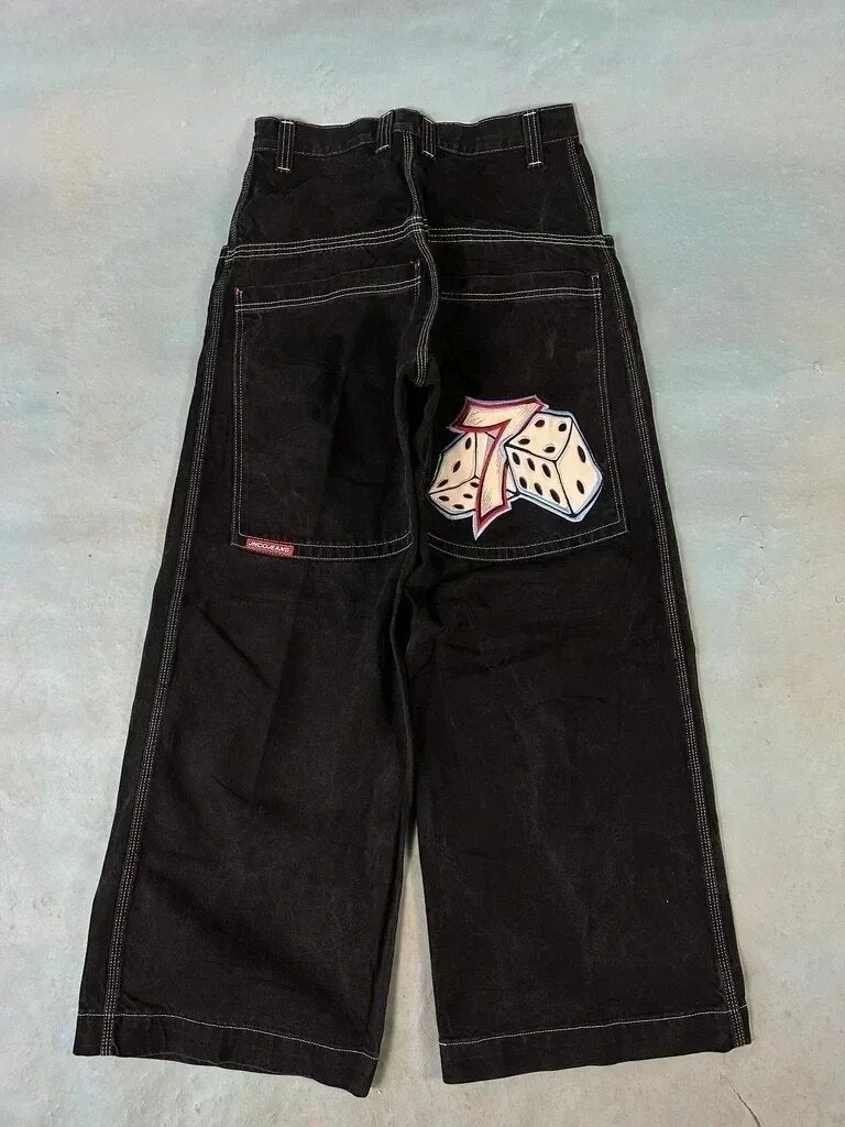 Men's Retro Wide Leg Jeans